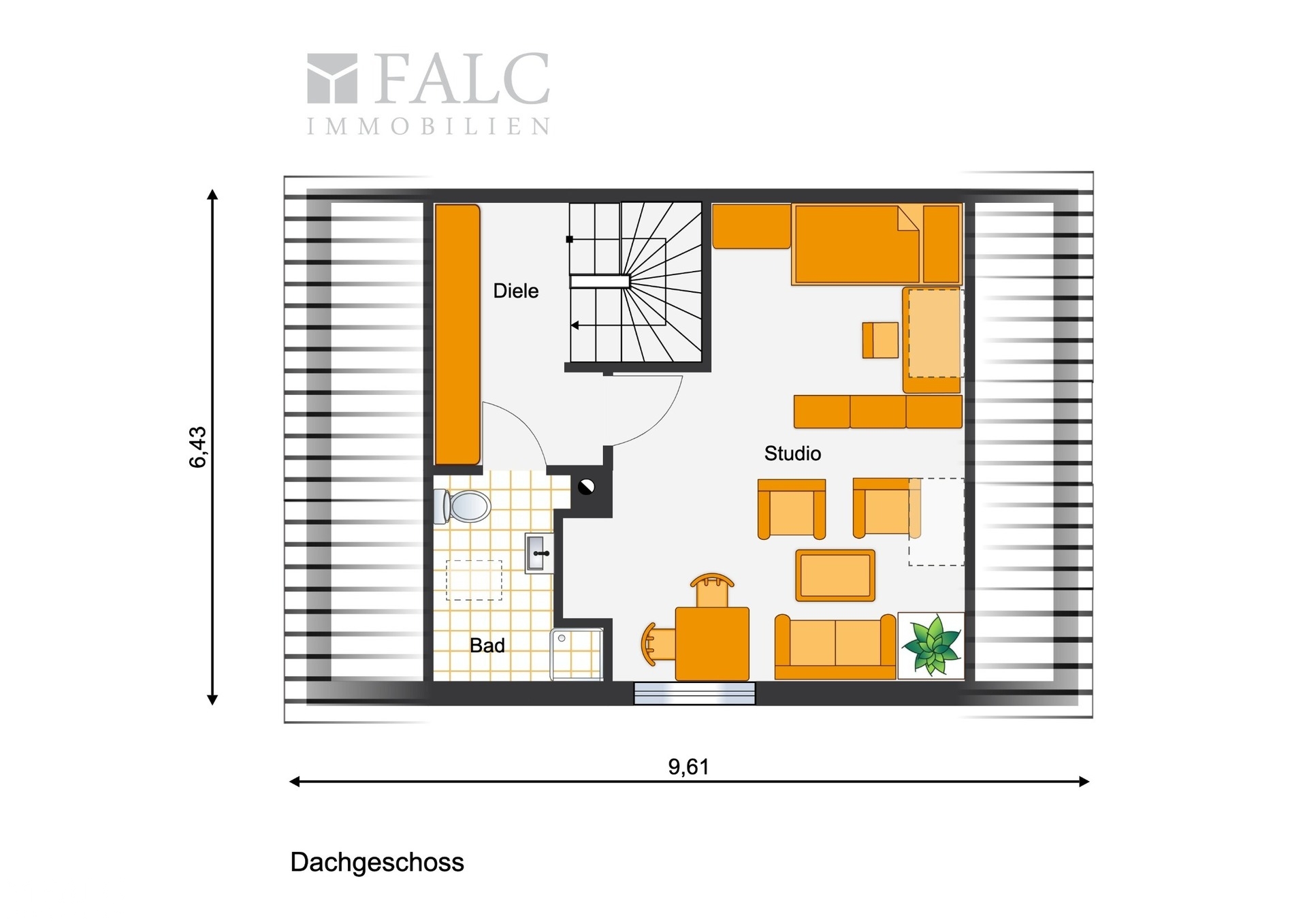 Grundriss Dachgeschoß